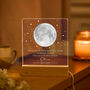 Personalised Moon Lamp Gift For Dad, Acrylic Night Light, thumbnail 2 of 5