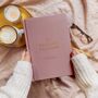 Dusty Pink Cotton Cloth Wedding Planner Book, thumbnail 1 of 12