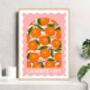 La Dolce Vita Oranges Print, thumbnail 1 of 4