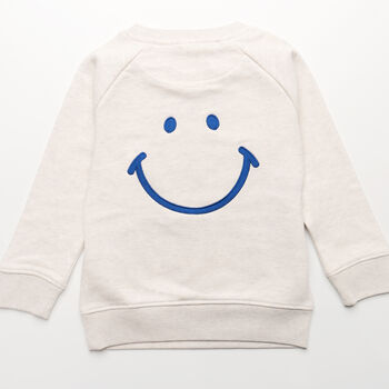 'Happy' Embroidered Children's Sweatshirt, 12 of 12