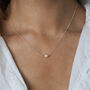 Miley Freshwater Pearl Sterling Silver Necklace, thumbnail 2 of 5