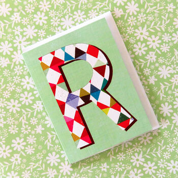 Mini R Alphabet Card, 3 of 5