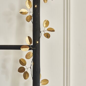 Gold Eucalyptus Fairy Lights, 8 of 10