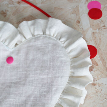 Frilled Heart Bag, 6 of 6