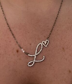 Cursive Initial Necklace, 3 of 3
