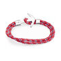 Personalised Men's Red Rope Nautical Anchor Bracelet, thumbnail 8 of 9