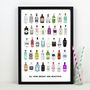 'All Gins Bright And Beautiful' Gin Montage Print, thumbnail 2 of 3