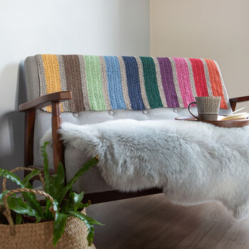 Blanket Crochet Kit Misty Rainbow, 3 of 9