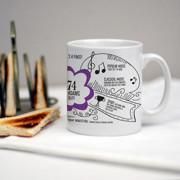 Personalised 1974 Mug For 50th Birthday Gift, 3 of 12