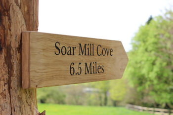 Personalised Directional Fingerpost Sign, 2 of 7