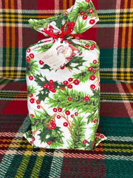 Christmas Fabric Gift Bags, 4 of 5