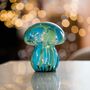 Mushroom Blue Table Lamps, thumbnail 3 of 4