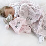 Personalised Pink Elephant Motif Blanket And Comforter, thumbnail 2 of 12