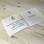 Personalised Son Wedding Book Card, thumbnail 4 of 6