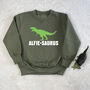 Personalised Dinosaur Established Jumper, thumbnail 3 of 4