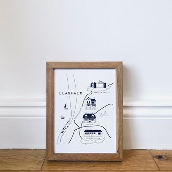 Bespoke Personalised Places Gift Art, 2 of 5