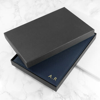 Personalised Genuine Leather Refillable Notebook, 6 of 12