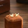 Sterling Silver Flying Eagle Stud Earrings, thumbnail 2 of 11