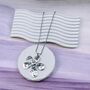 Long Daisy Flower Pendant Statement Necklace, thumbnail 1 of 5
