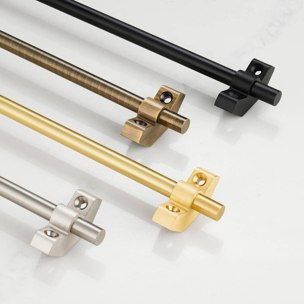 Brass Black Gold Silver Carpet Runner Stair Rods By Pushka Home