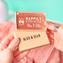 Personalised Solid Copper Couples Ticket Wallet Card, thumbnail 1 of 6