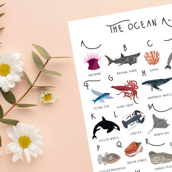 The A To Z Of The Ocean Print, 5 of 6
