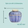 Sparkle Ceramic Spice Jar, thumbnail 2 of 3