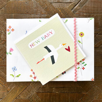 Stork New Baby Card, 3 of 5