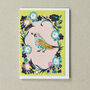 Embroidered Bird Greeting Card, thumbnail 5 of 8