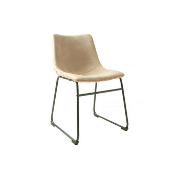 Dexter Moleskin Oyster Cream Set Of Two Dining Chairs, 2 of 6