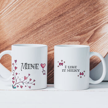 Love Mugs For Couples – 'Yours' And 'Mine' With Reverse Message – Romantic Gift Idea For Any Occasion, 4 of 5