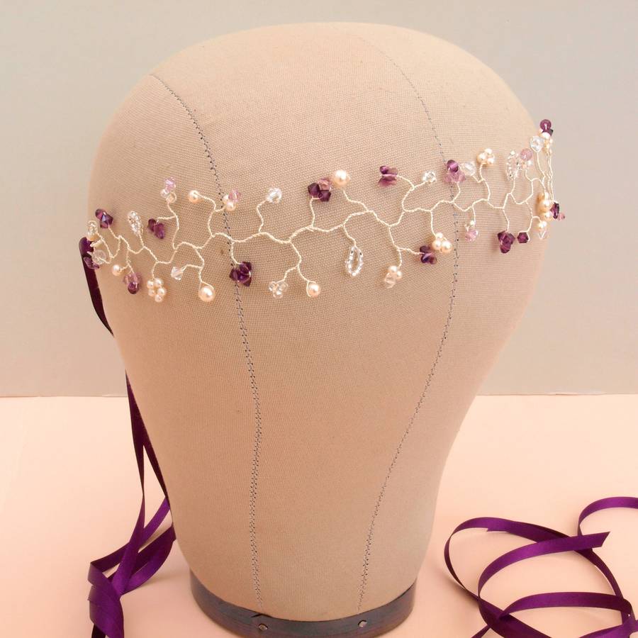 Pearl Butterfly Hair Vine Bridal Headdress By Jewellery Made By Me