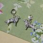 Golden Retriever Charm Sterling Silver, thumbnail 2 of 9