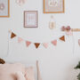 Pink Felt Bunting Girls Nursery Decor, thumbnail 4 of 6