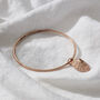 Personalised Limpet Shell Charm Bangle, thumbnail 3 of 7