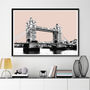 London Art Print London Gift Tower Bridge, thumbnail 1 of 12