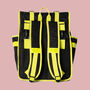 Neon Rolltop Backpack Pannier Black, thumbnail 2 of 8
