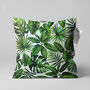 Soft Cushion Cover With Multi Tropical Leaves, thumbnail 1 of 7
