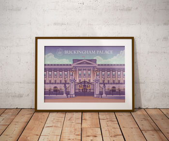 Platinum Jubilee Buckingham Palace Poster Art Print, 6 of 8