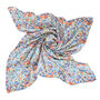Flower Field Large Square Silk Scarf, thumbnail 2 of 6