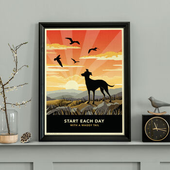 Limited Edition Greyhound, Whippet Or Lurcher Print, 2 of 8