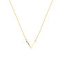 Sterling Silver Essential V Wishbone Necklace, thumbnail 4 of 5