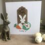 Personalised Bunny With Heart Easter Card, thumbnail 4 of 7