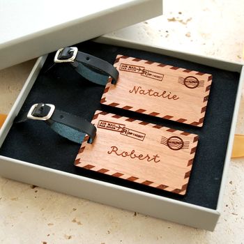 Airmail Luggage Tag Set, 2 of 3