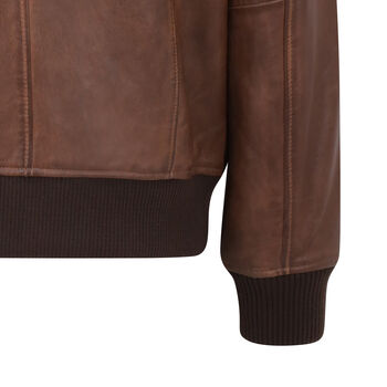 Men’s Sheepskin Leather Jacket Airborn, 10 of 10