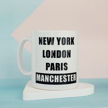 Personalised New York, London, Paris, Your Place Mug, 2 of 5