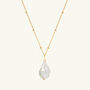 Freshwater Pearl Necklace Silver Or Gold Vermeil, thumbnail 4 of 6