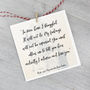 Pride And Prejudice Jane Austen Quote Card, thumbnail 1 of 3