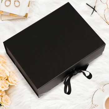 Personalised Luxury A4 Black Gift Box, 3 of 8