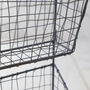 Charcoal Grey Kitchen Wall Storage Baskets, thumbnail 4 of 4